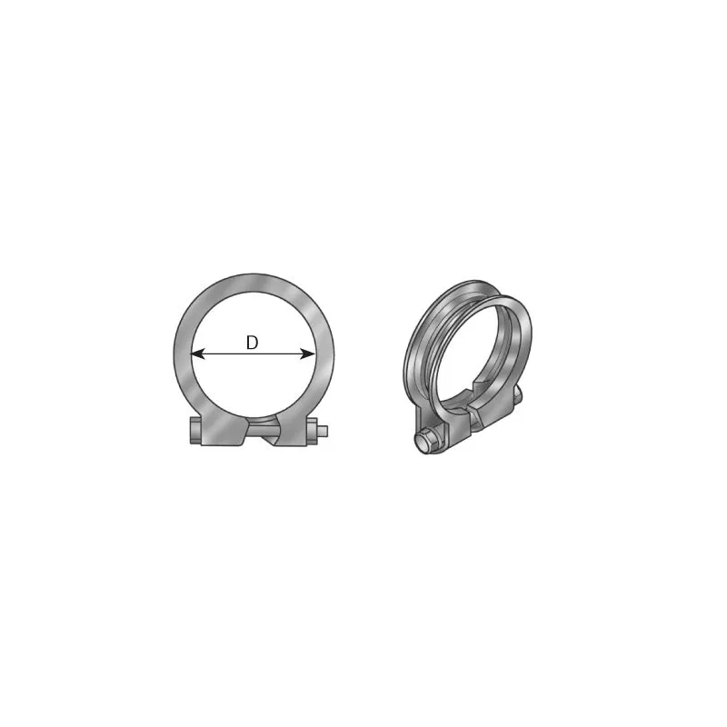 Pièce de serrage, échappement DINEX 99045