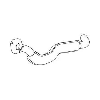 Tuyau d'échappement DINEX 74100