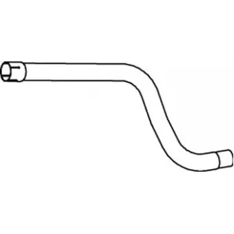 Tuyau d'échappement DINEX 66200