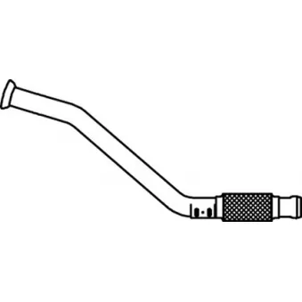 Tuyau d'échappement DINEX 56111