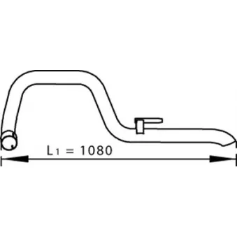 collecteur d'échappement DINEX 74619