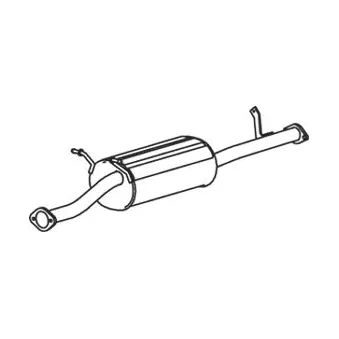 silencieux central DINEX