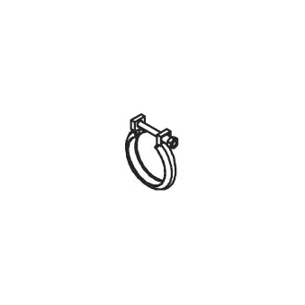 Pièce de serrage, échappement DINEX 73808
