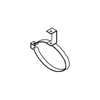 collier, système d'échappement DINEX 66801
