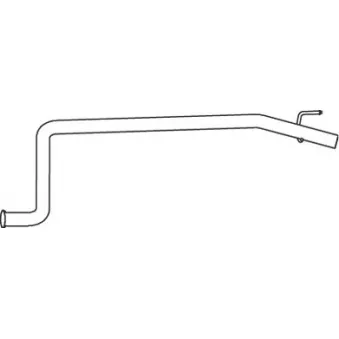 Tuyau d'échappement DINEX 73202