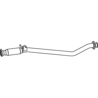 Tuyau d'échappement DINEX 33110