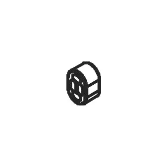 Bandes de caoutchouc, échappement DINEX 36805