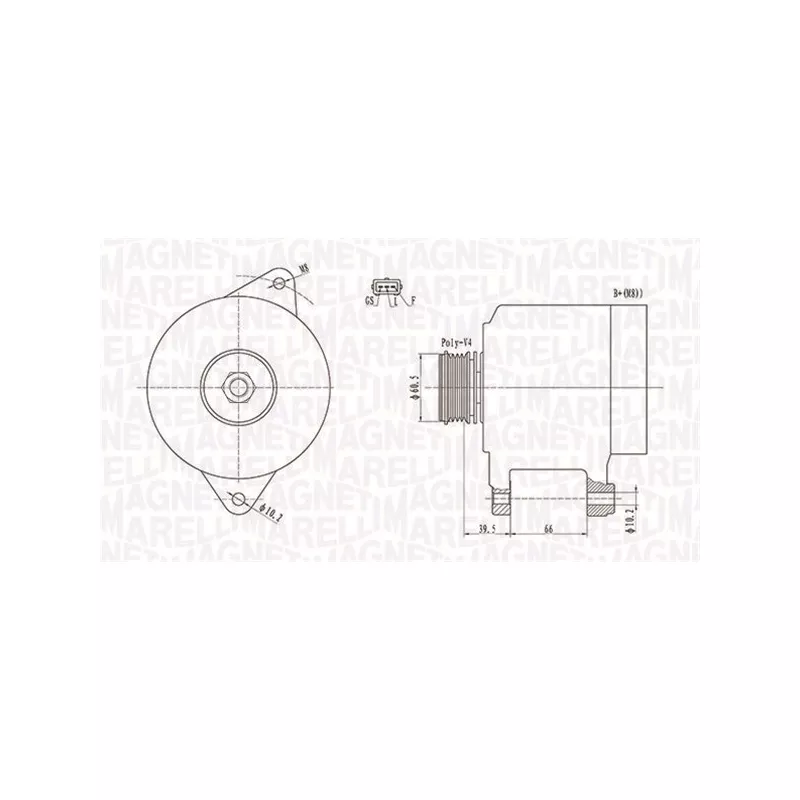 Alternateur MAGNETI MARELLI 063731522010
