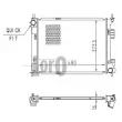 Radiateur, refroidissement du moteur ABAKUS 019-017-0024-B - Visuel 3