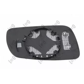 Verre de rétroviseur, rétroviseur extérieur ABAKUS 0204G05