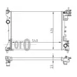 Radiateur, refroidissement du moteur ABAKUS 037-017-0093 - Visuel 3