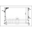 Radiateur, refroidissement du moteur ABAKUS 053-017-0004 - Visuel 2