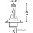 Ampoule, projecteur longue portée OSRAM 4050300019161 - Visuel 2