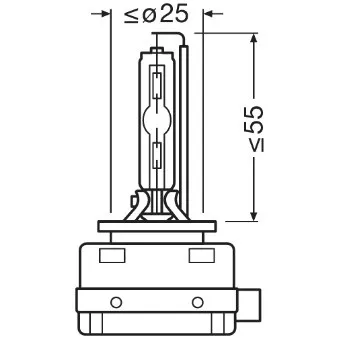 Ampoule, projecteur longue portée OSRAM 4052899631328