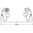 Cable de charge EV PHEV véhicule électrique ou hybride OSRAM 4052899624115 - Visuel 3