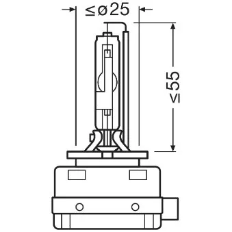 Ampoule Xénon D3S OSRAM 4052899631342
