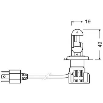 Ampoule, projecteur longue portée OSRAM 4062172284691