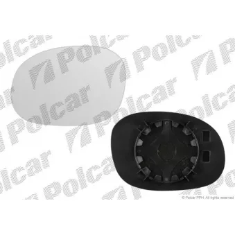 Verre de rétroviseur, rétroviseur extérieur Polcar 2315541M
