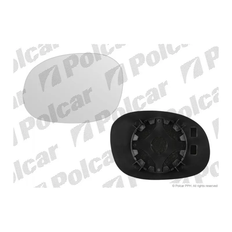 Verre de rétroviseur, rétroviseur extérieur Polcar 2315541M