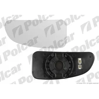Verre de rétroviseur, rétroviseur extérieur Polcar 5702549M