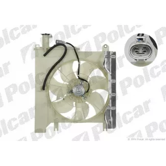 Ventilateur, refroidissement du moteur Polcar 571623W1