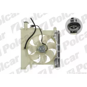 Ventilateur, refroidissement du moteur Polcar 571623W2