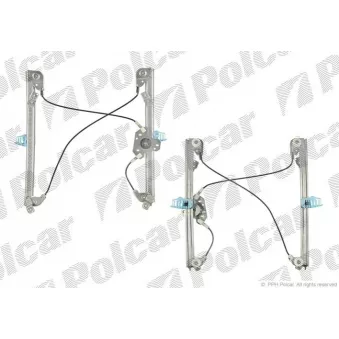 Kit de réparation, lève-vitre Polcar 6012PSG2