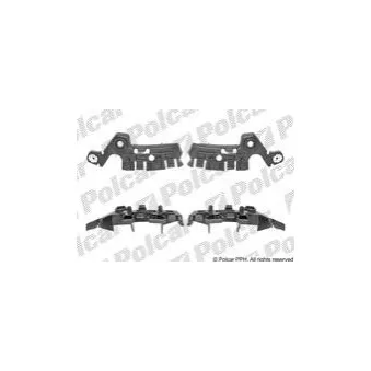 Support, pare-chocs avant gauche Polcar 60140770