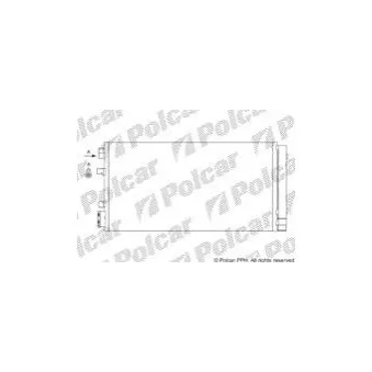 Courroie trapézoïdale Polcar 6014K8C2S