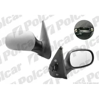 Rétroviseur extérieur Polcar 6015525M