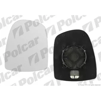 Verre de rétroviseur, rétroviseur extérieur Polcar 6026546M