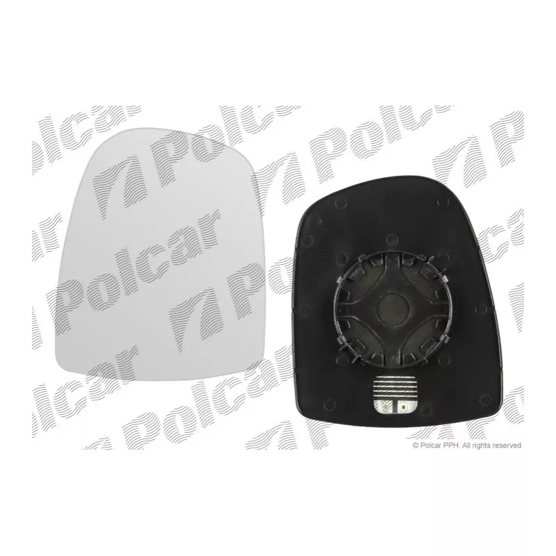 Verre de rétroviseur, rétroviseur extérieur Polcar 6026556M