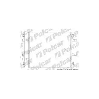 Condenseur, climatisation Polcar 6027K8C4S