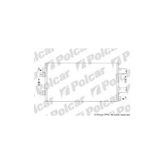 Condenseur, climatisation Polcar 6043K8C1S