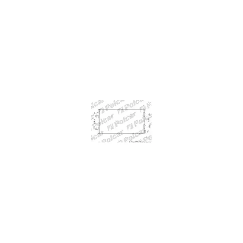 Condenseur, climatisation Polcar 6043K8C1S