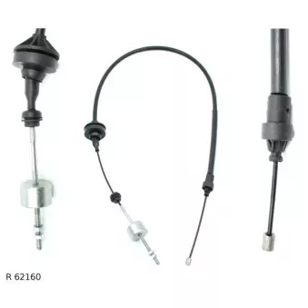 Tirette à câble, commande d'embrayage TEKNÖR R 62160