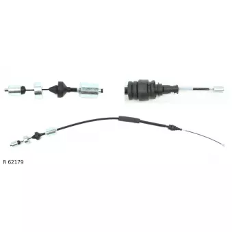 Tirette à câble, commande d'embrayage TEKNÖR R 62179