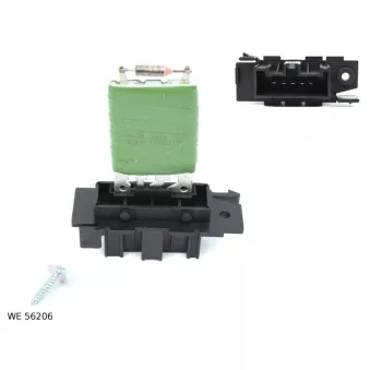 Résistance, pulseur d'air habitacle TEKNÖR WE 56206