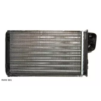 Radiateur, refroidissement du moteur TEKNÖR RWW 881