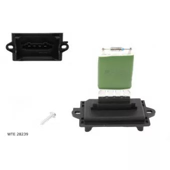 Élément de commande, chauffage/ventilation TEKNÖR WTE 28239