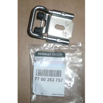 Guidage, bouton de verrouillage OE 7700353757