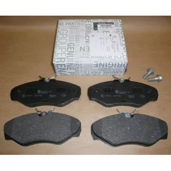 Jeu de 4 plaquettes de frein avant OE 7701054771