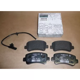 Jeu de 4 plaquettes de frein arrière OE 440600264R