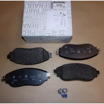 Jeu de 4 plaquettes de frein avant OE 410604868R