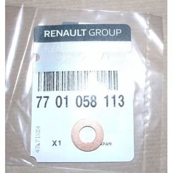 Ecran absorbant la chaleur, injection OE 7701058113