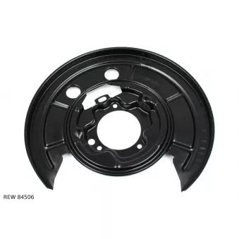 Déflecteur, disque de frein arrière gauche TEKNÖR REW 84506
