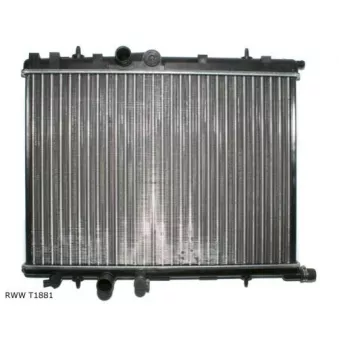Radiateur, refroidissement du moteur TEKNÖR RWW T1881