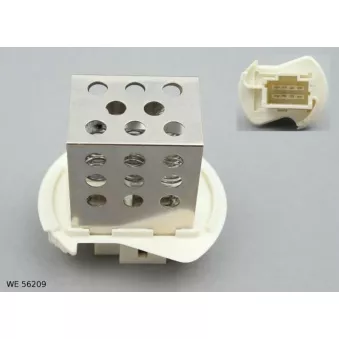 Résistance, pulseur d'air habitacle TEKNÖR WE 56209
