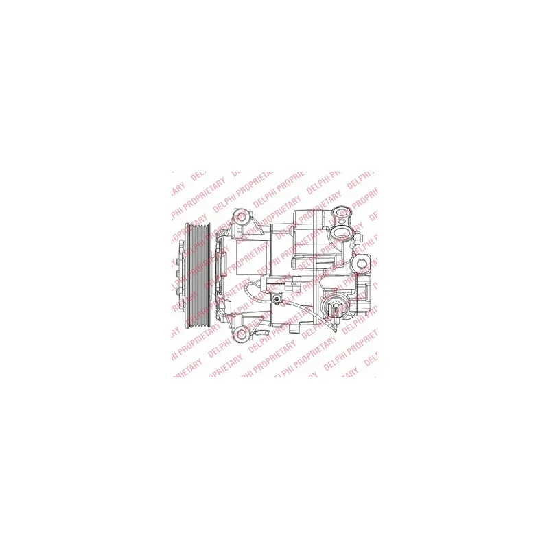 Compresseur, climatisation DELPHI TSP0155947
