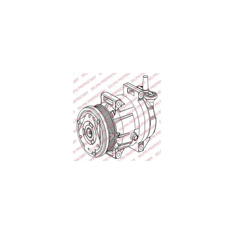 Compresseur, climatisation DELPHI TSP0155953